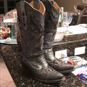 7 1/2 Black corral boots